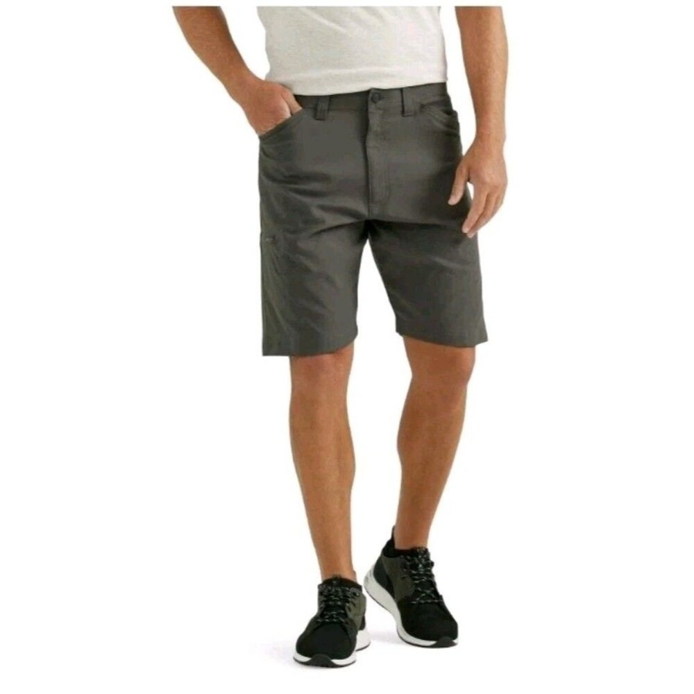 Wrangler Outdoor Cargo Shorts Mens 44 Gray Performance UPF 40+ Hiking
